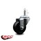 Service Caster 3'' Soft Rubber Wheel Swivel 7/16'' Grip Ring Stem Caster SCC-GR20S314-SRS-716138 - alternate 4